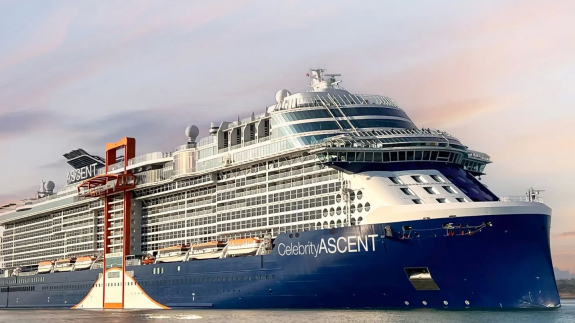 Новый лайнер Celebrity Ascent от компании Celebrity Cruises уже путешествует по Средиземноморью!